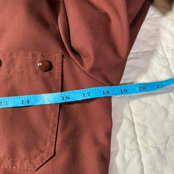 Vintage Nouvelle Rust Hooded Winter Coat – Women's M - Picture 8 of 8